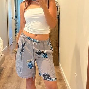 All Saints Printed Peony Shorts